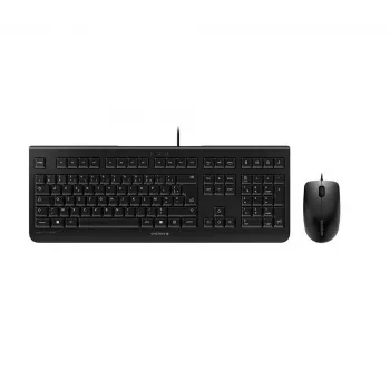 CHERRY DC 2000 klaviatūra Pelė įtraukta Universal USB AZERTY Prancūziška Juoda