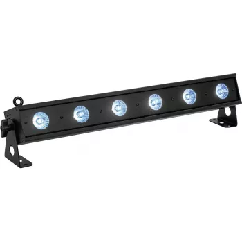 EUROLITE LED juosta modelis LED BAR-6 QCL RGB+WW (MPN 51930389) — RGB ir šiltai baltos spalvos scenos apšvietimo juosta