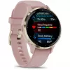 Garmin Venu 3S 3,05 cm (1,2) AMOLED 41 mm Skaitmeninis 390 x 390 pikselių Liečiamas ekranas Auksinė, Rožinė Wi-Fi GPS (palydovas)