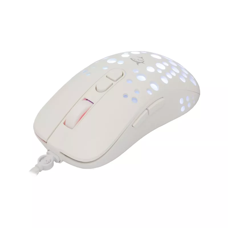 Pelė White Shark GM-9004 Tristan-2 balta RGB USB