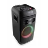 Vakarėlių garsiakalbis JVC XS-EP514B — stereo nešiojamas garsiakalbis, 150W RMS, Bluetooth 5.0, TWS, 4000mAh baterija, karaokė, FM, juodas