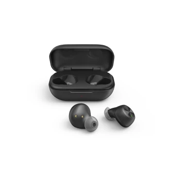 Hama WEAR7701BK belaidės į ausis įdedamos ausinės skambučiams/muzikai Bluetooth juodos