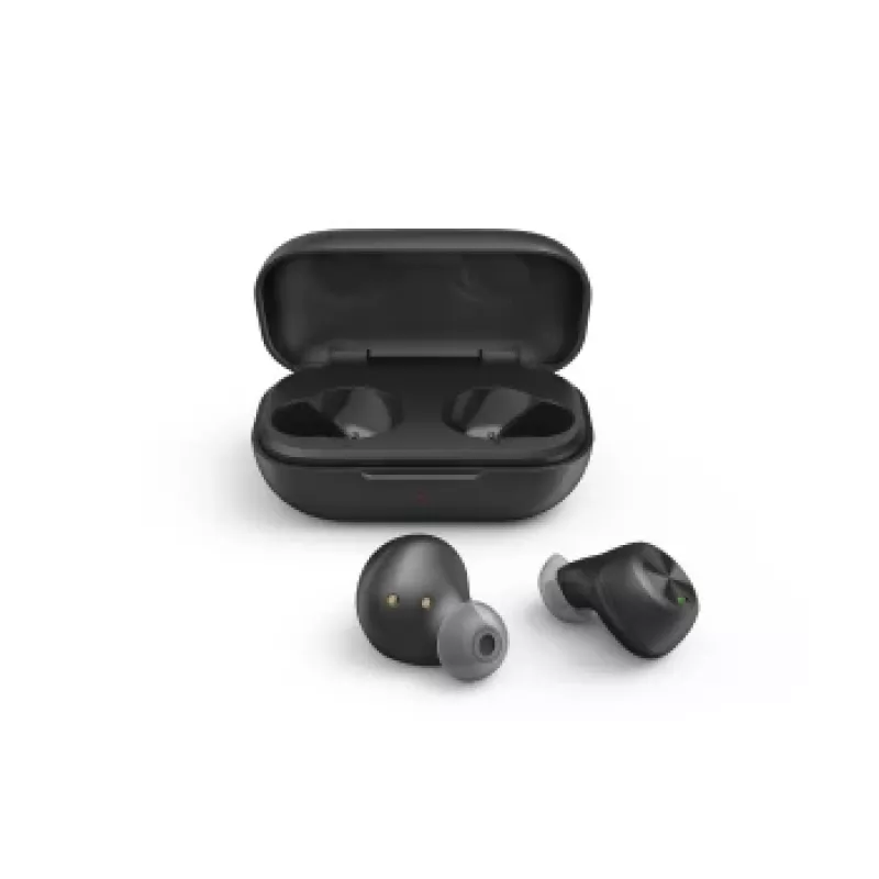 Hama WEAR7701BK belaidės į ausis įdedamos ausinės skambučiams/muzikai Bluetooth juodos