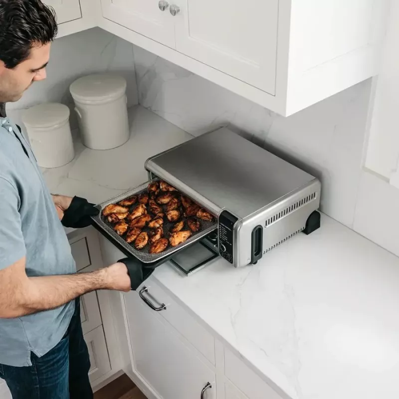 Ninja SP101 Single 10 L atskira 2400 W karšto oro gruzdintuvė juoda, nerūdijantis plienas