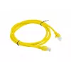 LPATCHCORD Cat.5E UTP 1.5M Geltonas FLUKE PASSED LANBERG 10-PACK