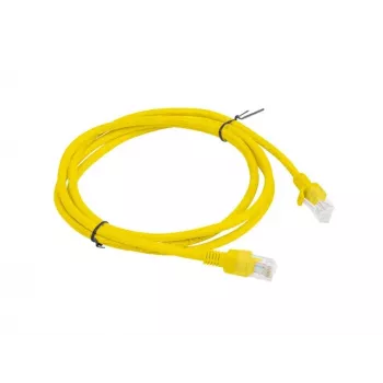 LPATCHCORD Cat.5E UTP 1.5M Geltonas FLUKE PASSED LANBERG 10-PACK
