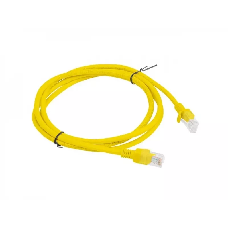 LPATCHCORD Cat.5E UTP 1.5M Geltonas FLUKE PASSED LANBERG 10-PACK
