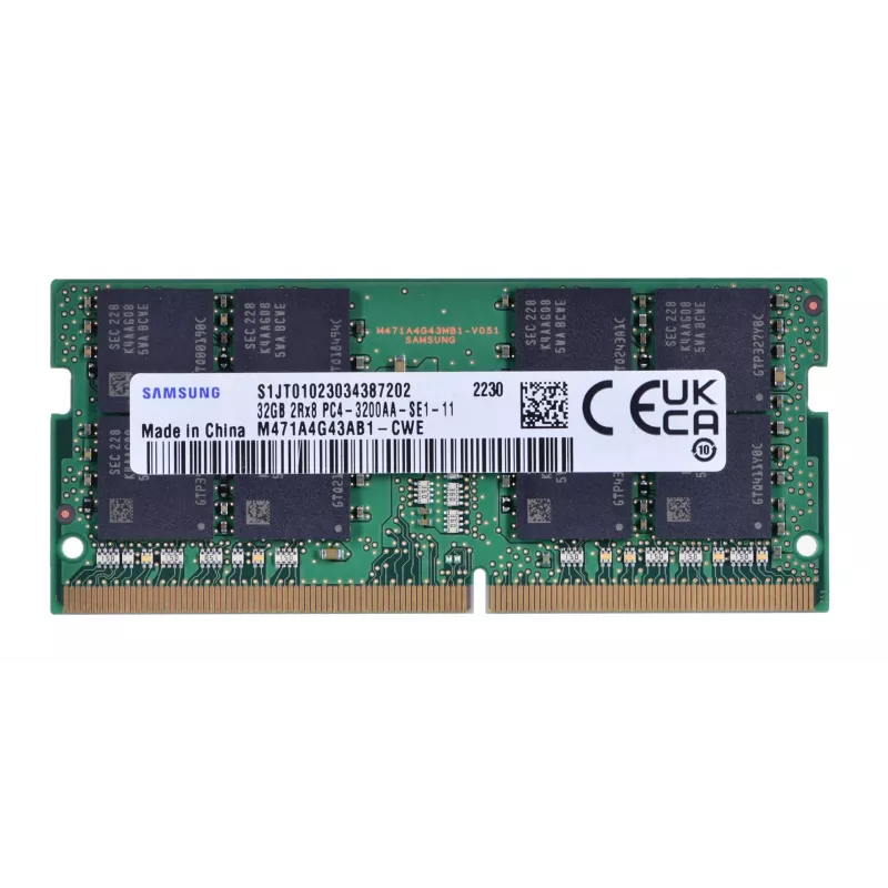 Samsung M471A4G43AB1-CWE atminties modulis 32 GB 1 x 32 GB DDR4 260 kontaktų SO-DIMM