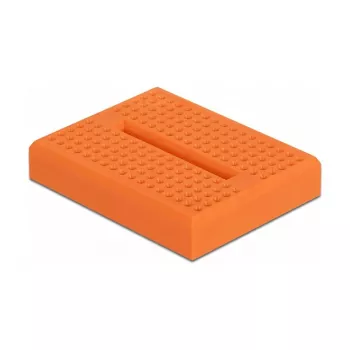 Maketavimo plokštė DELOCK 18319, plastikinė prototipų plokštė, oranžinė, 36×46×10 mm