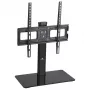 TV stovas MACLEAN MC-450 32–65 colių televizoriams, maks. apkrova 40 kg, VESA iki 400×400, stalinis / ant stalo