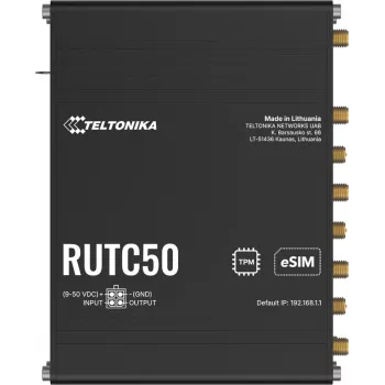 TELTONIKA NETWORKS RUTC50 V2 eSIM 5G/4G/LTE/3G WiFi 6 maršrutizatorius