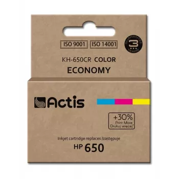 Actis KH-650CR rašalas (pakaitalas HP 650 CZ102AE; standartinis; 9 ml; spalvotas)