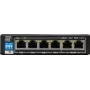 BCS-B-SP0402 PoE komutatorius 4 IP kameroms