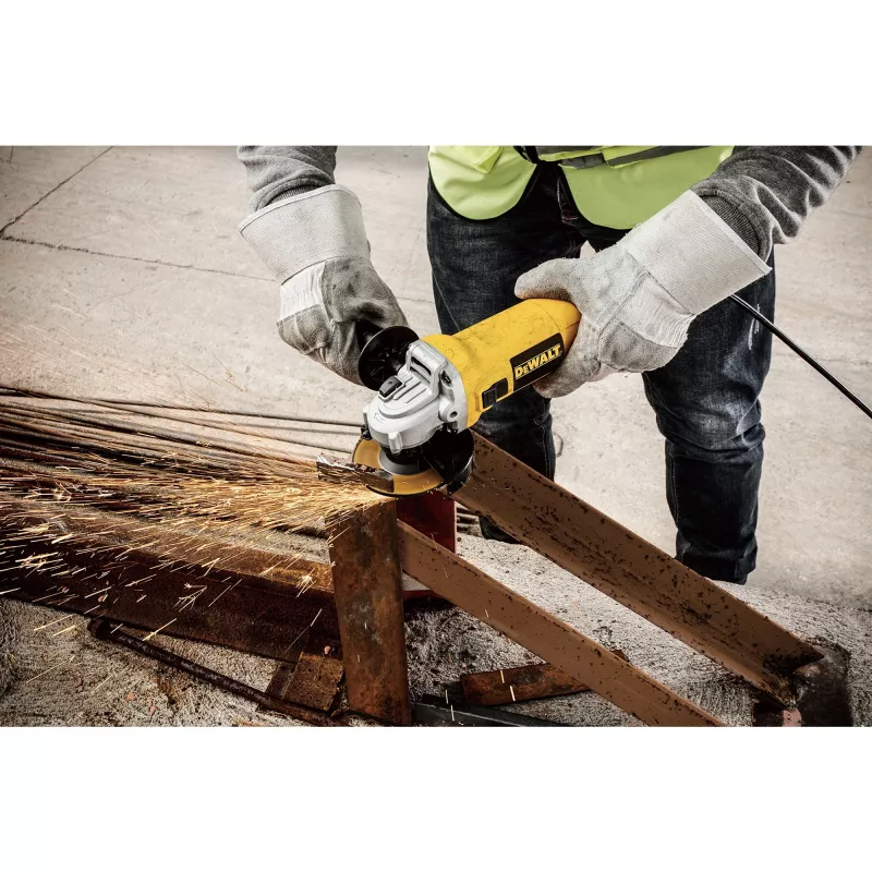 Kampinis šlifuoklis DeWalt DWE4117-QS, 950 W, 125 mm diskas, 12 000 aps./min, 1,99 kg