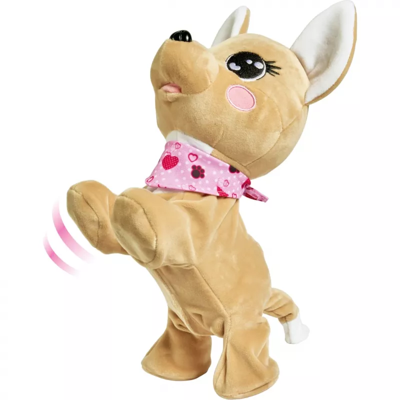 ChiChi LOVE Baby Boo, pliušinis žaislas smėlio spalvos/rožinis, 30 cm