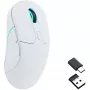 Žaidimų pelė Keychron M3 Dešiniarankė RF Wireless + Bluetooth Optinė 26000 DPI Balta