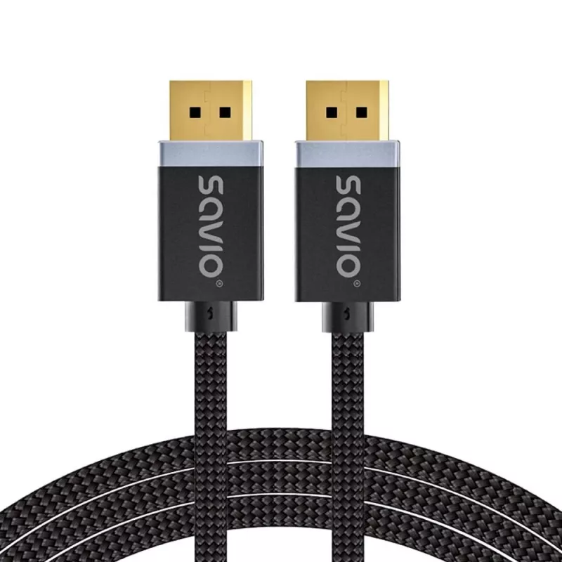 SAVIO DISPLAYPORT (V) - DISPLAYPORT (V) KABELIS, V1.4, 3 m, CL-176