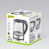 Elektrinis stiklinis virdulys Maestro MR-062-Juoda, 1630W, stiklo korpusas, 1,7 L