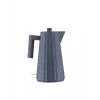Alessi MDL06 B Plisuotas elektrinis virdulys, juodas, euro kištukas