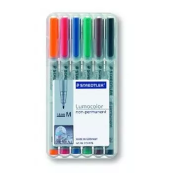 Marker Staedtler 315 WP6 Juoda Blue Brown Green Oranžinė Red