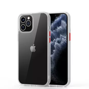 Apsauginis smūgiams atsparus dėklas Devia Shark serijos, skirtas iPhone 12 Pro Max, baltas