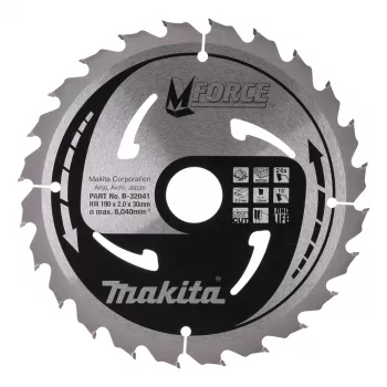 MAKITA DISKINIS PJŪKLO PJAUSTUVAS 190x30x24Z M-FORCE MEDIENAI