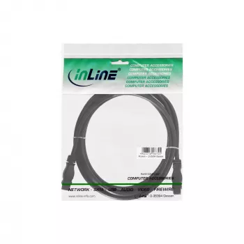 FireWire 800 laidas InLine 39902 1,8 m kištukas/kištukas juodas