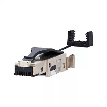 BTR E-DATIndustry IP20 lauko kištukas Cat.6, 10 GBit tinkamas pagal IEEE 802.3an, 8 laidų RJ45 kištukas, skirtas AWG 22 (1401405012-I)