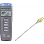 VOLTCRAFT K102 + TP 200 temperatūros matavimo prietaisas -200 iki +1370 °C K tipo zondas