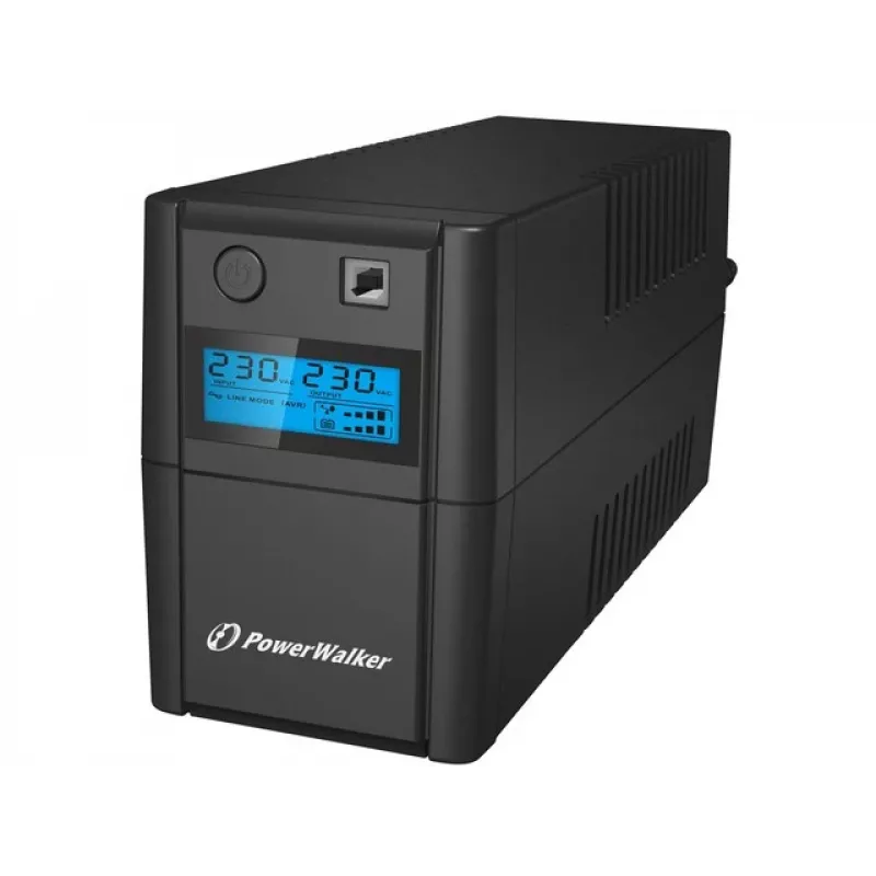 PowerWalker VI 650 SHL FR nepertraukiamo maitinimo šaltinis (UPS) Linijinis-interaktyvus 0,65 kVA 360 W 2 AC lizdai