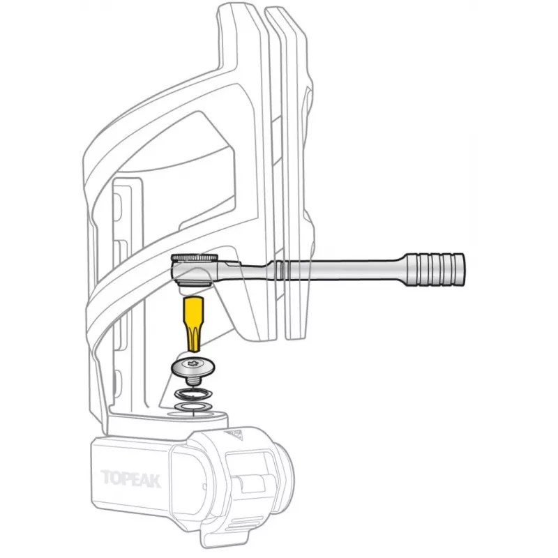 Raktas Topeak RATCHET ROCKET LITE DX+, 17 funkcijų