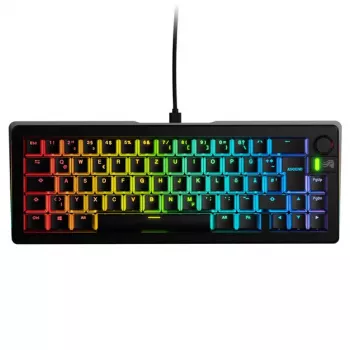 Mechaninė 65 % iš anksto surinkta žaidimų klaviatūra GLORIOUS GMMK 3 — ISO išdėstymas, Fox jungikliai, juoda