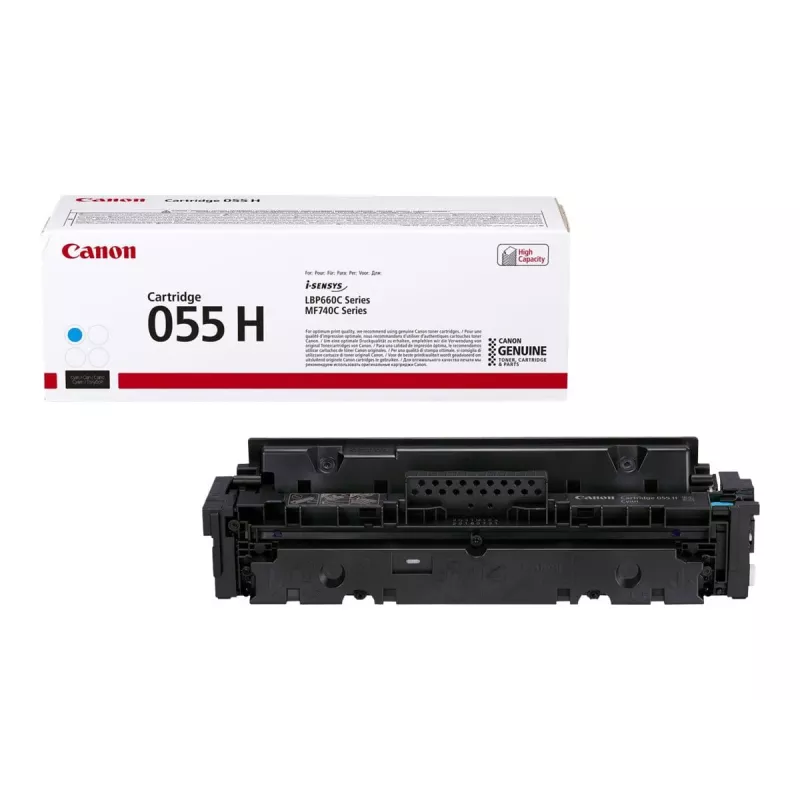 Canon 055H dažų kasetė 1 vnt. Originali žydra