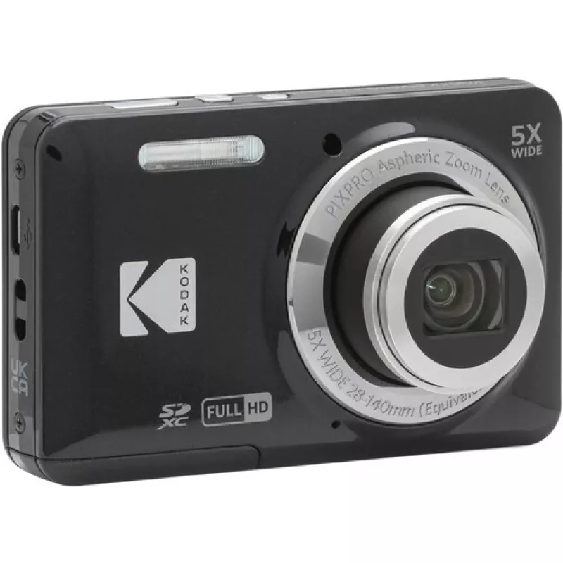 Kodak PIXPRO FZ55 1/2.3 kompaktiškas fotoaparatas 16 MP CMOS 4608 x 3456 pikseliai juodas (FZ55BK)