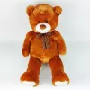 Mascot pliušinis meškiukas su kaspinu 70 cm rudas