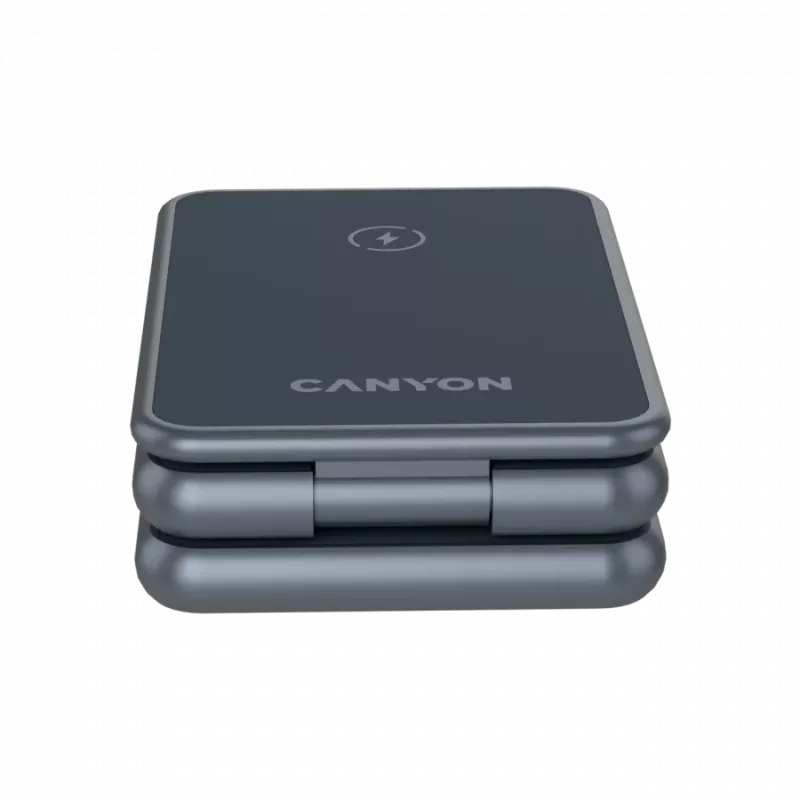CANYON Sulankstomas belaidis įkroviklis OnCharge 309 15W 3in1 Metal