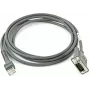 Zebra CBA-R08-S07ZBR serijinis kabelis, pilkas, 2,1336 m, RS232, DB9