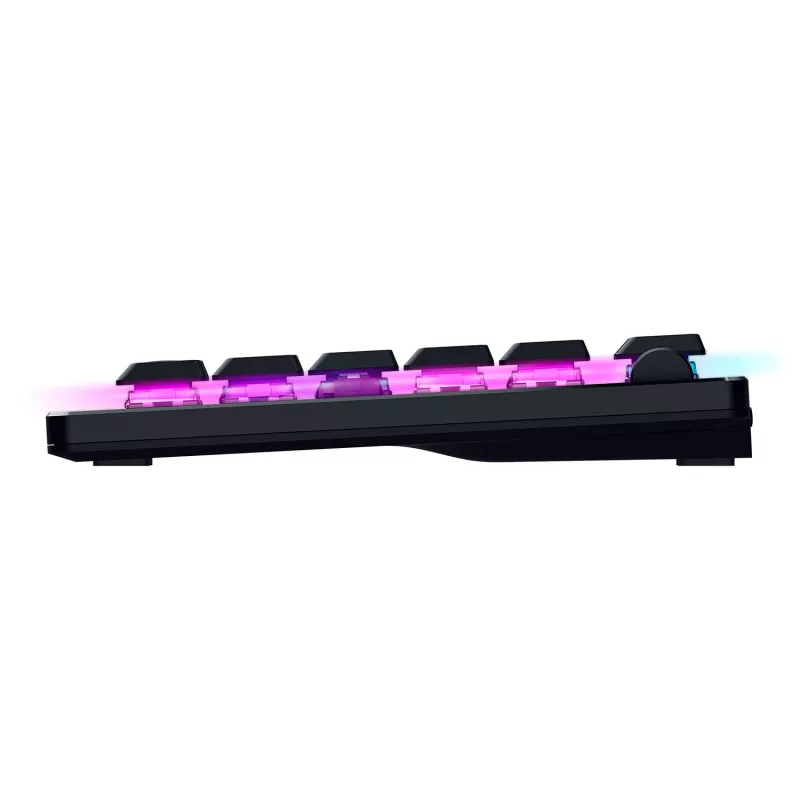 Razer DeathStalker V2 Pro Tenkeyless klaviatūra, žaidimams, USB, Bluetooth, QWERTY, juoda