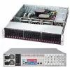Supermicro SC216 BAC-R920LPB - Rack - montuojamas stelaže - 2U - patobulintas, išplėstinis ATX - SATA/SAS - Hot-Swap 920 vatų - juodas