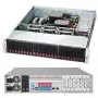 Supermicro SC216 BAC-R920LPB - Rack - montuojamas stelaže - 2U - patobulintas, išplėstinis ATX - SATA/SAS - Hot-Swap 920 vatų - juodas