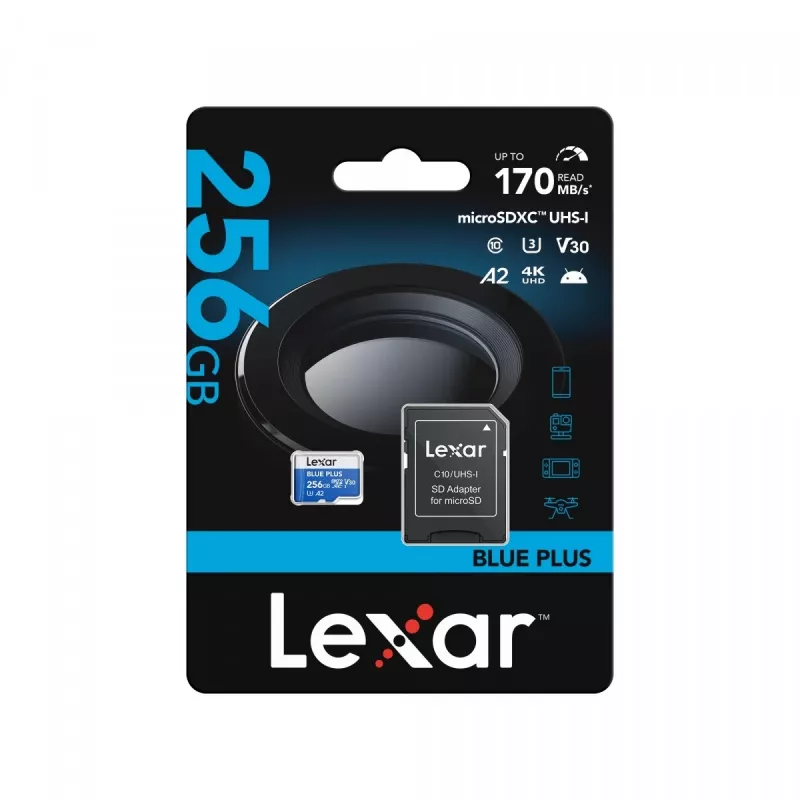 Atminties Micro SDXC 256GB UHS-I W A Lexar LMSBLPL256G BNANG
