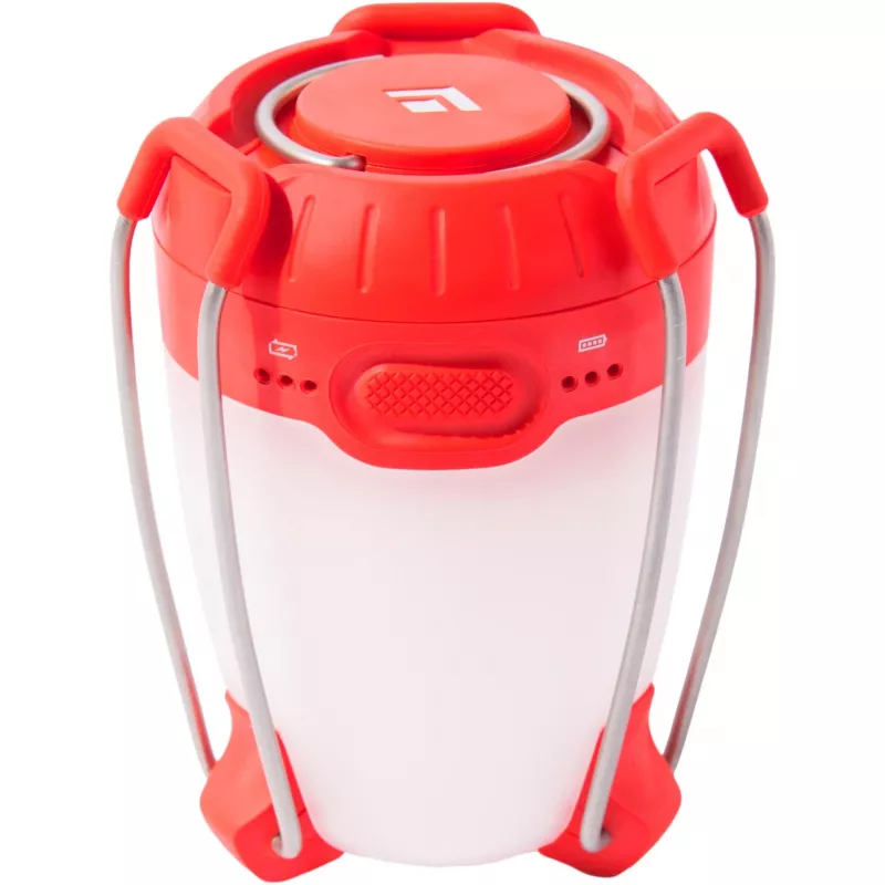 Juoda Diamond Apollo maitinamas baterijomis stovyklavimo žibintas USB prievadas