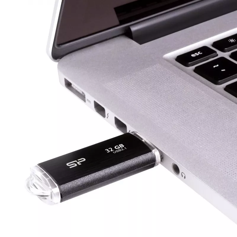Silicon Power Blaze B02 USB atmintukas 32 GB USB Type-A 3.2 Gen 1 (3.1 Gen 1) Juoda