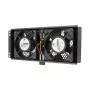 Aušinimo ventiliatorius Extralink 2 FANS ROOF COOLING UNIT 220V AC Juoda Metal