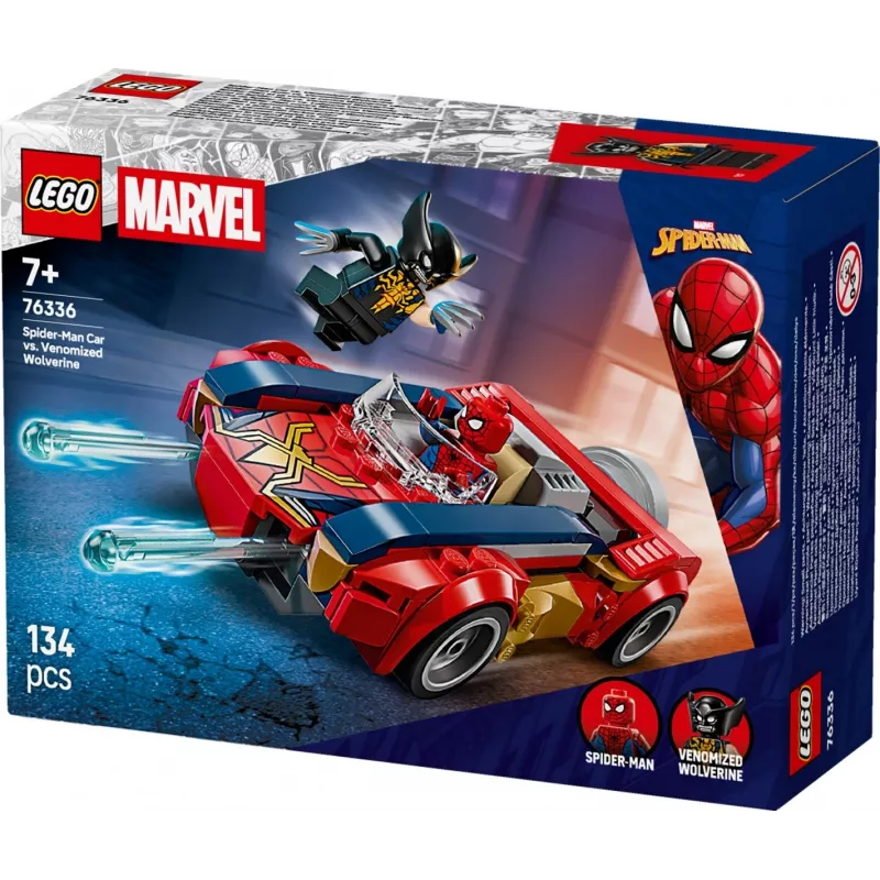 LEGO MARVEL 76336 Spider-Man automobilis prieš Venomizuotą Eršketą