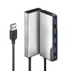 USB šakotuvas ALOGIC Fusion SWIFT 4-in-1 USB 3.2 Gen 1 Type-A