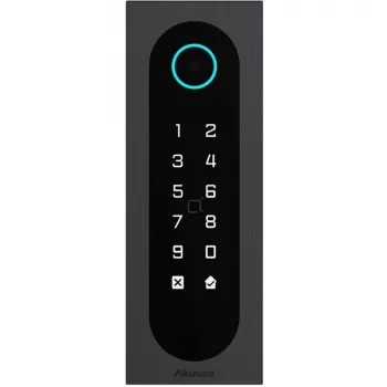 Durų prieigos kontrolės rinkinys Akuvox A08S, sieninis klaviatūros skydelis su RFID ir Bluetooth