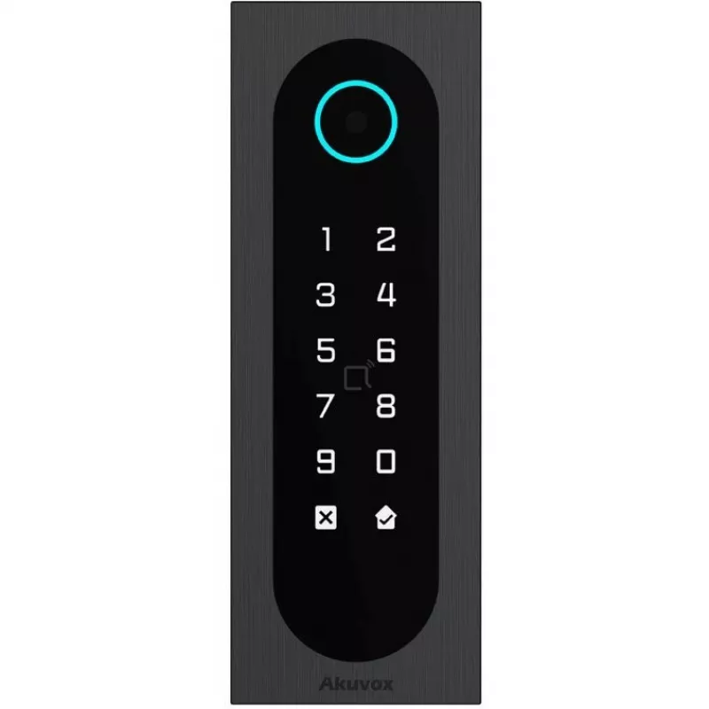 Durų prieigos kontrolės rinkinys Akuvox A08S, sieninis klaviatūros skydelis su RFID ir Bluetooth