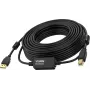 USB laidas Vision TC 10MUSB+/BL/2 USB 2.0 10m USB A USB B Juodas
