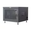 Stovo lentyna TECHLY 367652 kabelių tvarkyklė su 3M lipniu montavimu, plieninė, 550×550×410 mm, juoda
